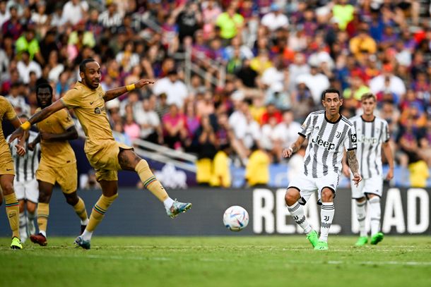 Ángel Di María dijo presente en el amistoso entre Juventus y Barcelona en Estados Unidos.