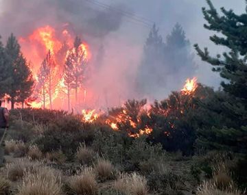 Incendios forestales en El Bolsón, Río Negro