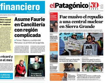 Tapas de diarios del martes 30 de mayo de 2017