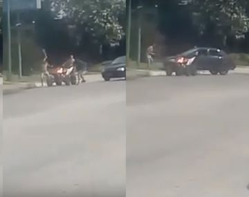 Tucumán: brutal pelea con piedras y machetazos en plena calle en Tafí Viejo