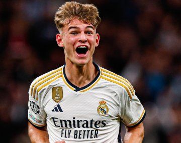 El primero: Nico Paz marcó un golazo en la victoria agónica del Real Madrid