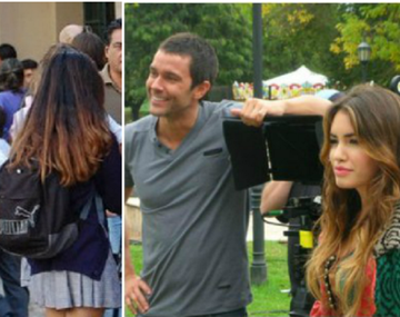 Lali Espósito acompañó a Mariano Martínez a buscar a su hija al colegio