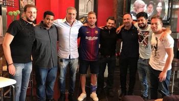 El ex Gremio sueña con conocer al astro rosarino El ex Gremio sueña con conocer al astro rosarino