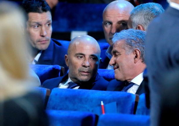 El DT argentino junto a Jorge Burruchaga