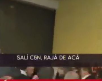 Maltro de Macri a C5N en La Rural