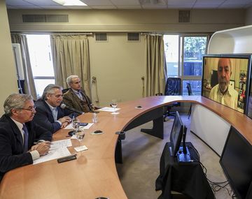 El presidente Alberto Fernández mantuvo una videoconferencia con demás líderes del Grupo de Puebla