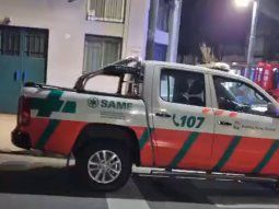 incendio en la terraza de un edificio de palermo: ardio un quincho