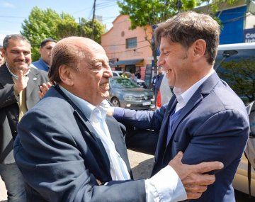 Juan José Mussi, junto a Axel Kicillof.