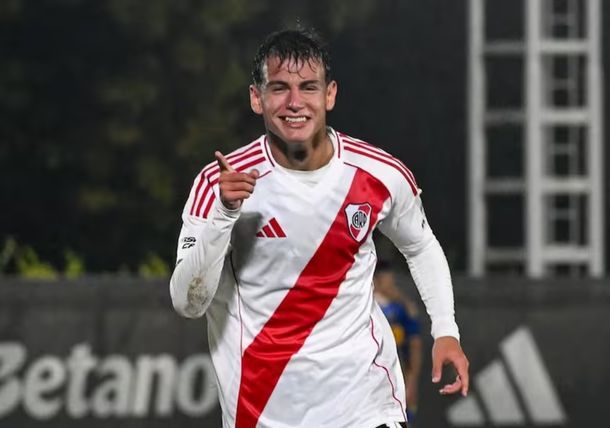 Quién es Joaquín Freitas, el juvenil número 51° que debutó en River de la mano de Marcelo Gallardo