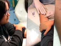 Rocío Rial se realizó su primer tatuaje Rocío Rial se realizó su primer tatuaje