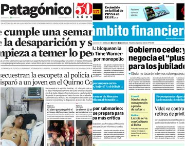 Tapas de diarios del miércoles 22 de noviembre de 201