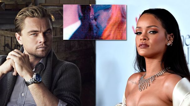 Leo Dicaprio y Rihanna fueron escrachados a los besos