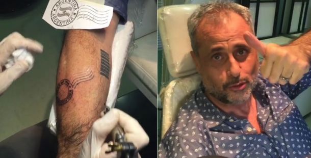 Rial se hizo un nuevo tatuaje: Mi único requisito es que sea de la cara para abajo, advirtió Kämpfer