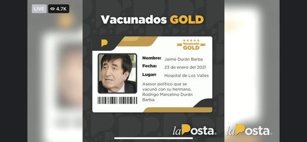 Escándalo por Vacunados Gold en Ecuador: Jaime Durán Barba aparece en el listado