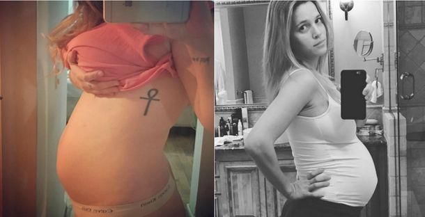 Juana Repetto bromea: Luisana Lopilato estaba así cuando parió, yo estoy de tres meses