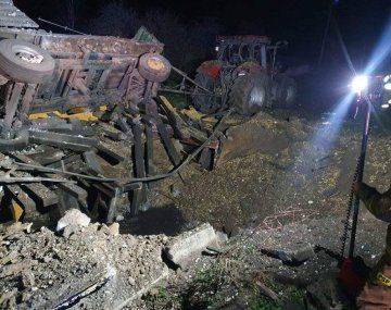 Así quedó la zona de Polonia en la que cayó un misil