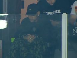la reaccion de los hinchas de san lorenzo cuando vieron a neymar en la tribuna la reaccion de los hinchas de san lorenzo cuando vieron a neymar en la tribuna