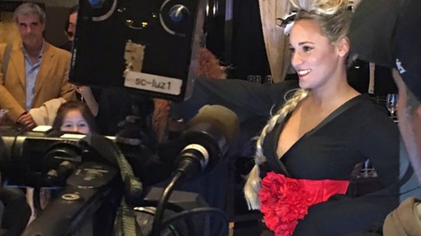 Rocío Oliva debutó como modelo