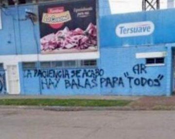 Atlético Rafaela: aparecieron pintadas con amenazas a los jugadores