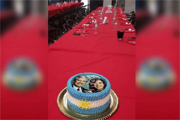 Asado y torta: un empresario hizo una mega fiesta para todos sus empleados por el triunfo de Alberto Fernández