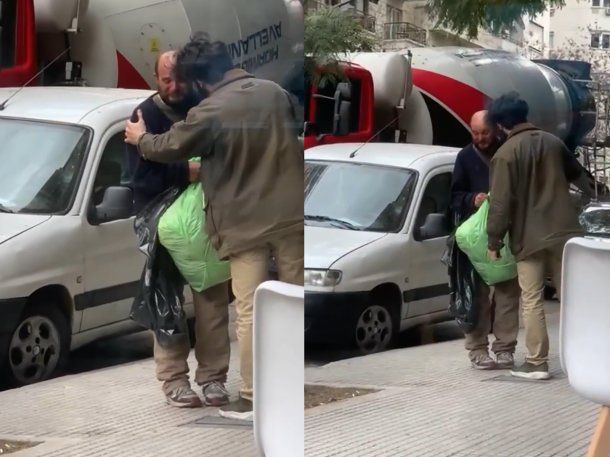 Un abrazo que cambió todo: estaba desaparecido y su esposa lo reconoció en un video viral