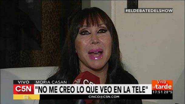 Moria Casán habló sobre la polémica foto de Sofía Gala