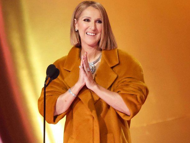 Céline Dion apareció por sorpresa en los Premios Grammy