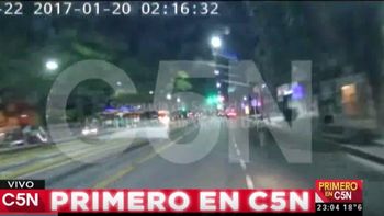 Imágenes de uno de los videos difundidos por C5N Imágenes de uno de los videos difundidos por C5N