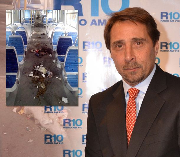 Escuchá el fuerte cruce entre Feinmann y la delegada acusada de ensuciar el Sarmiento