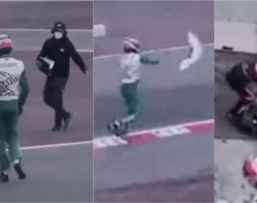 Un piloto furioso casi provoca una tragedia