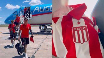 se viene la final con racing: asi llego el plantel de estudiantes de la plata a santiago del estero se viene la final con racing: asi llego el plantel de estudiantes de la plata a santiago del estero