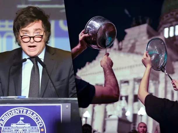 Javier Milei respondió a los cacerolazos con una publicación en Instagram