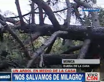 Las lluvias afectaron el norte del conurbano bonaerense