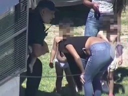 Dramático video: un policía logró reanimar a una beba de 11 meses que estaba convulsionando