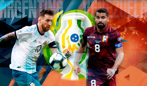 Venezuela vs Argentina por los cuartos de final por Copa América: horario, formaciones y TV