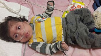 Noah tiene once meses y desde abril está internado Noah tiene once meses y desde abril está internado