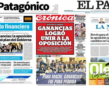 Tapas de diarios del 7 de diciembre de 2016