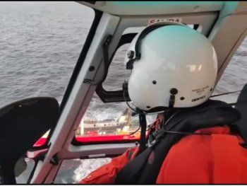 Prefectura evacuó de urgencia a tripulante de un buque pesquero