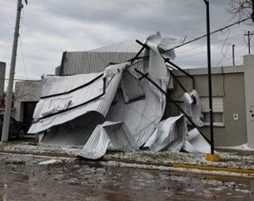 Una fuerte tormenta atravesó durante la mañana de este jueves distintas localidades del sur de Santa Fe.