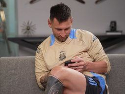Messi y los detalles del grupo de WhatsApp de la Selección