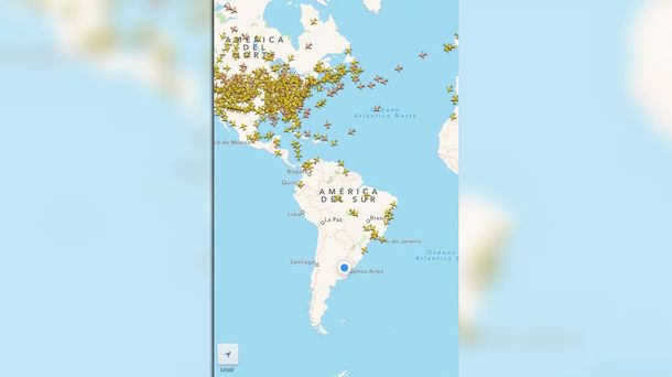 Así está el tráfico aéreo en el país por el paro