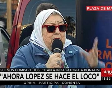 Hebe: López no es sólo un chorro