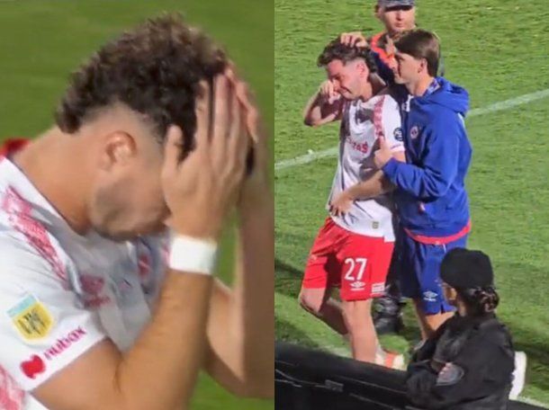 El drama de Tomás Molina: erró dos penales en la final y se quebró en lágrimas ante su familia