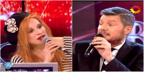 Picante entredicho entre Marcelo Tinelli y Nacha Guevara en el ritmo de improvisación