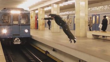 El falso salto que se volvió viral en Youtube. El falso salto que se volvió viral en Youtube.