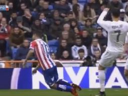 Cobarde: mirá la insólita agresión de Cristiano Ronaldo a un rival