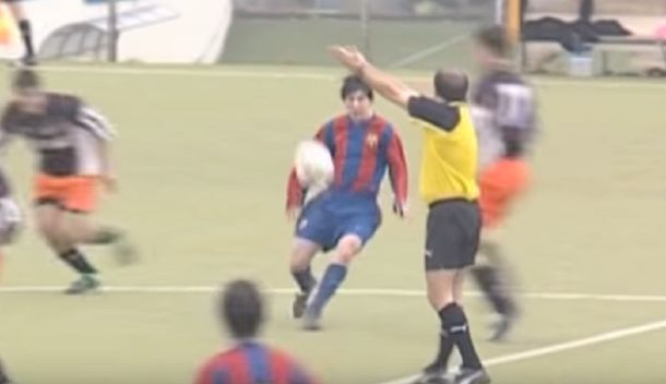 El rosarino ya hacía de las suyas desde pequeño