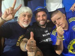 Rafa Di Zeo y Mauro Martín volvieron a la cancha de Boca 
