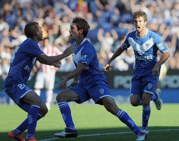 De fiesta: el campeón Vélez ganó