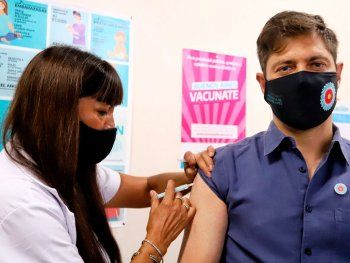 Kicillof se aplicó la vacuna contra el coronavirus: Es el principio del fin de la pandemia